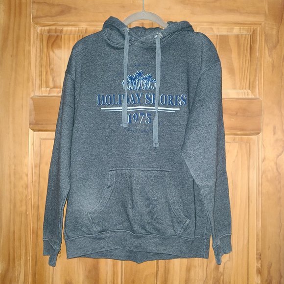 Ragwear USA Tops - Ragwear USA Gray "Holiday Shores 1975" Hooded Sweatshirt